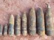 Kampfmittelfund: Geschosse unterschiedlicher Kaliber