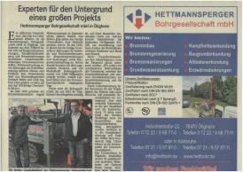 Badisches Tagblatt Interview 2018